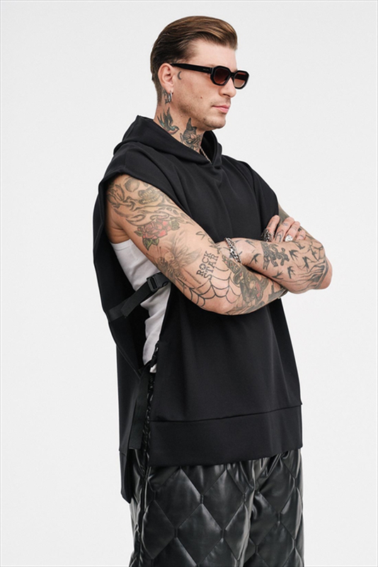 Stefan slasher sleeveless tshirt-null