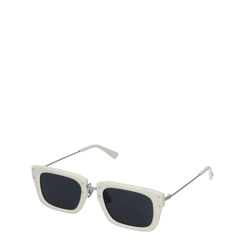 White acetate sunglasses-null