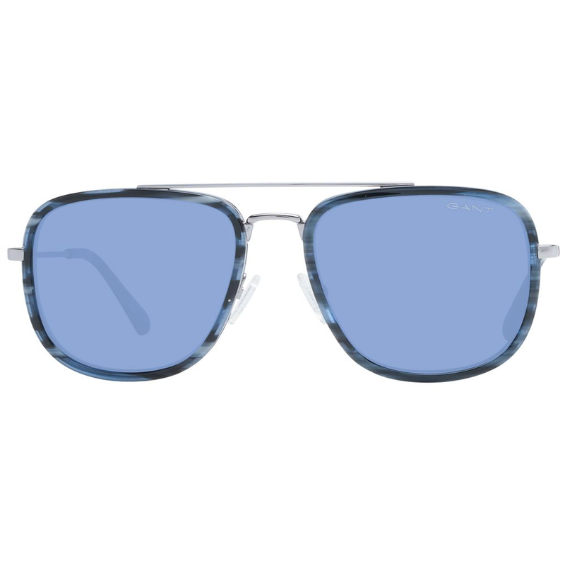 Blue metal sunglasses-null