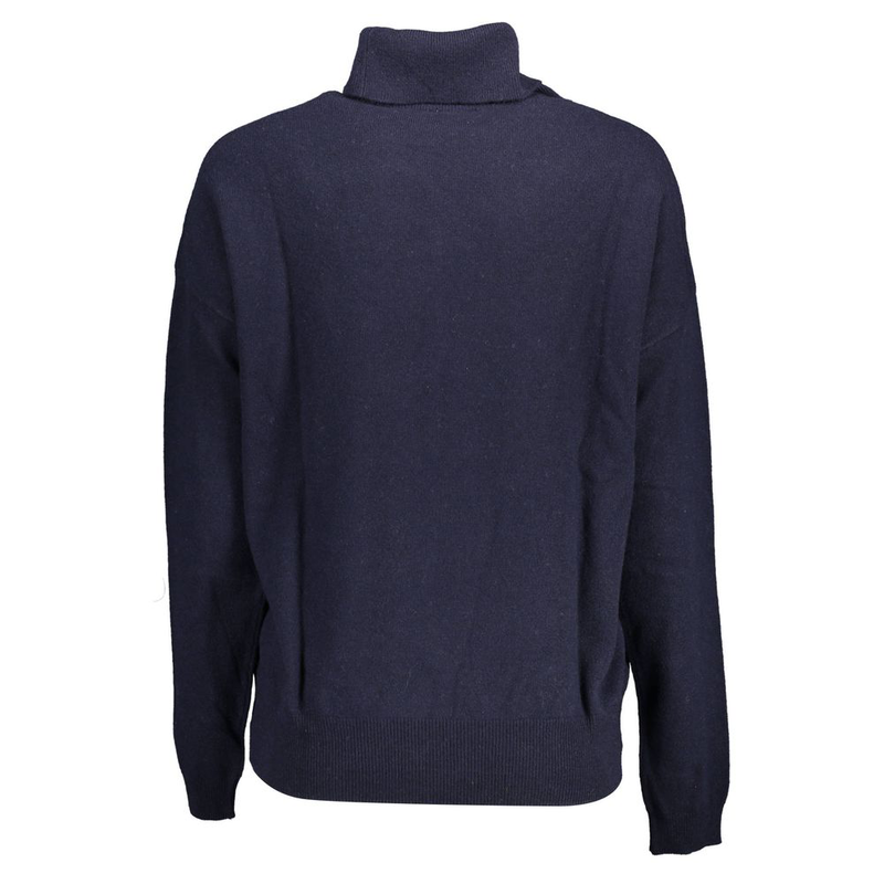 Blue fabric women's sweater-null