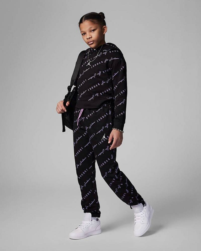 Girls all-over-print pants-null