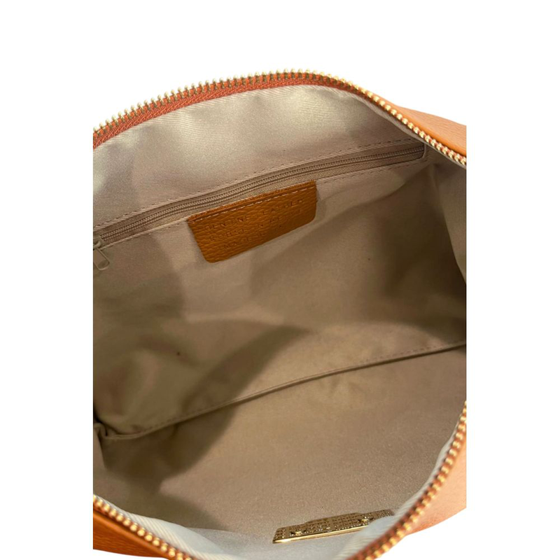 Brown leather women bag-null