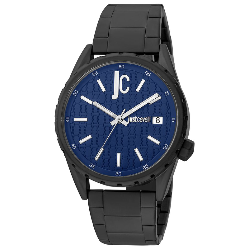 Black stainless steel dress watch-null