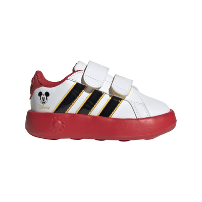 Adidas infants x disney mickey mouse grand court shoes, Ftwr White, medium