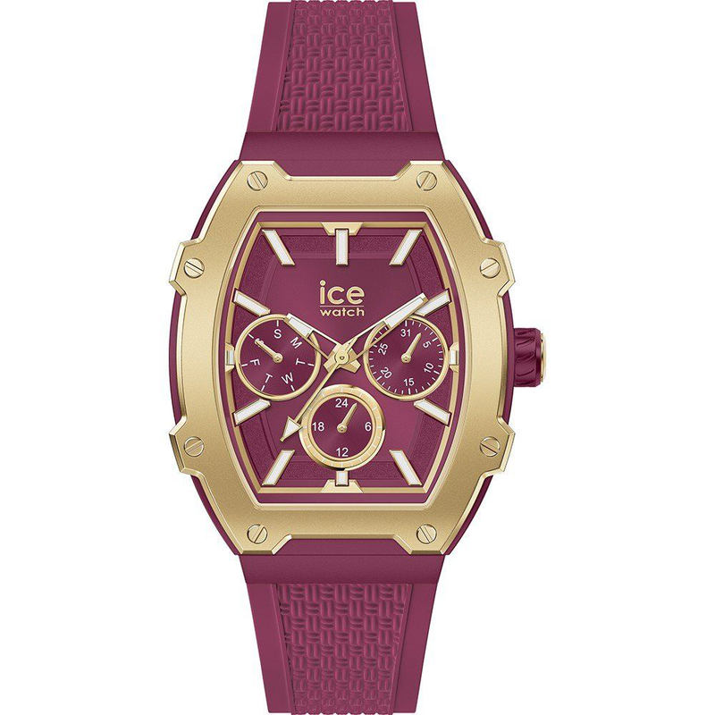 Purple synthetic bracelet watch-null