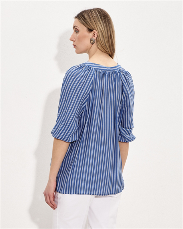 Blouse stripe lace image number null
