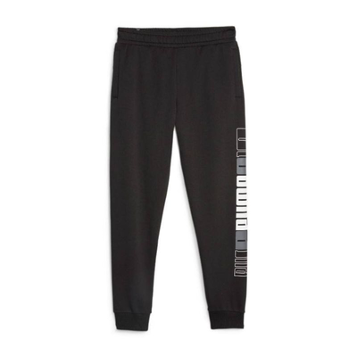 Puma ess logo lab sweatpants men, Black, medium