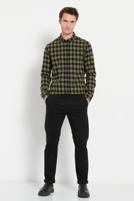 Funkybuddha trousers chino, Black, medium
