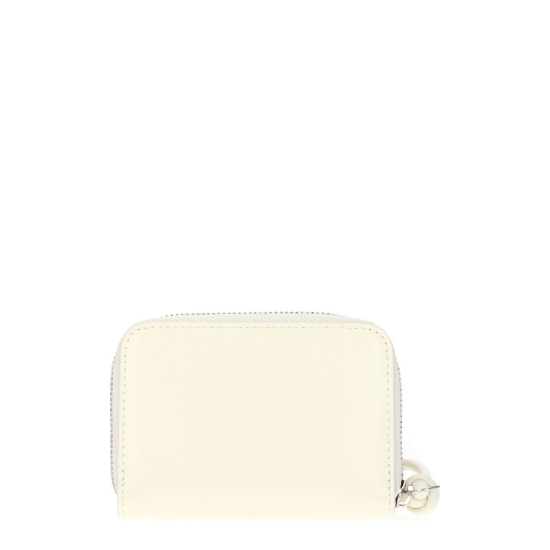 Beige leather wallet-null