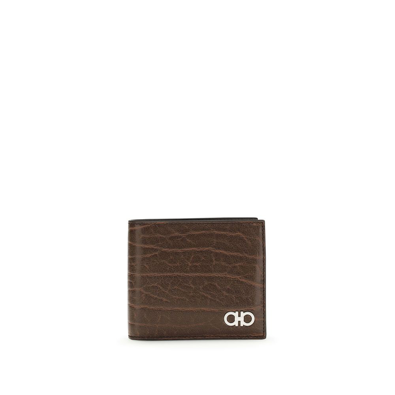 Brown calf leather bos taurus wallet-null