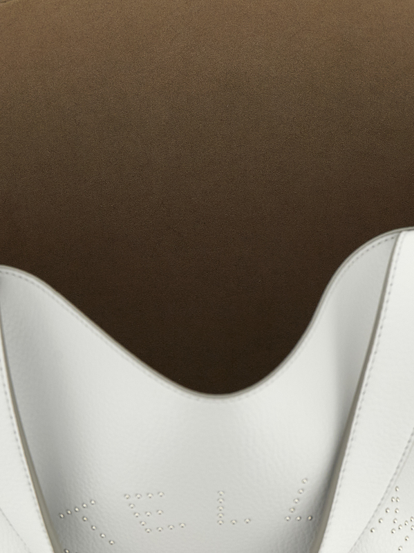 Gray polyamide tote bag-null