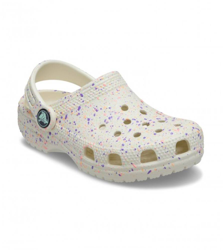Toddler classic glow paint splatter clog-null