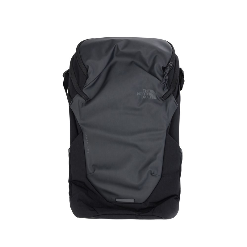 Black recycled polyester backpack-null