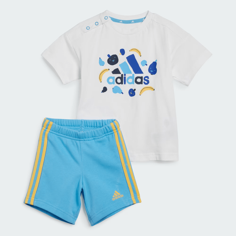 Adidas is2682 essentials allover print tee set kids-null
