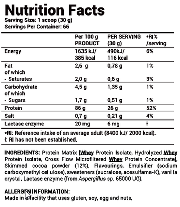 Army Iso Protein-Chocolate 4540gr, , medium-null