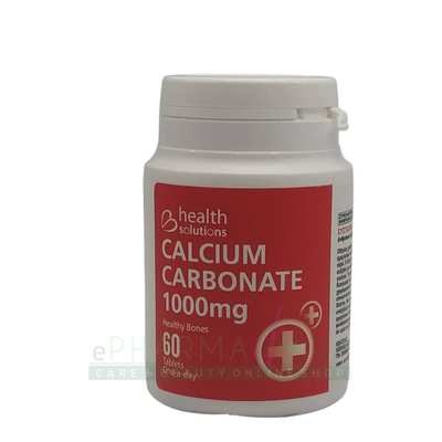 Health solutions calcium 1000mg 60tablets, , medium