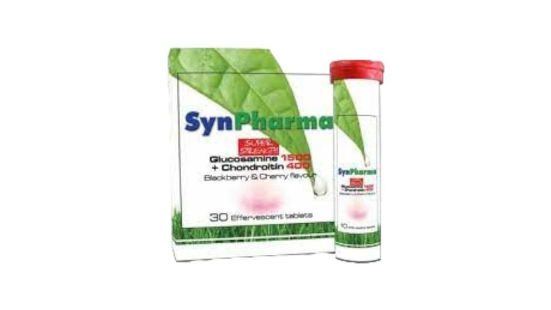 Synpharma glucosamine 1500mg + chondroitin 400mg x 30 effervescent tablets, , medium-null