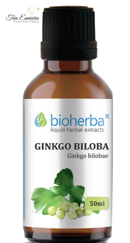 Ginkgo biloba, nervous system, tincture , bioherba, 50 ml, , medium image number null