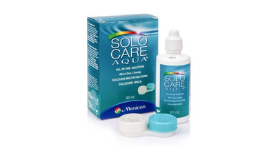 Solocare aqua all-in-one solution υγρό φακών επαφής 90ml, , medium