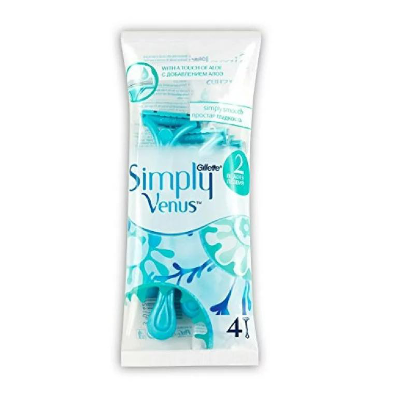 Razors simply venus touch of aloe, 4, , medium-null