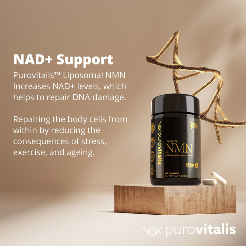 Purovitalis liposomal nmn 60 vegan capsules, , medium-null
