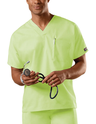 Cherokee 4777 unisex v-neck tunic - celadon , s, Celadon, medium