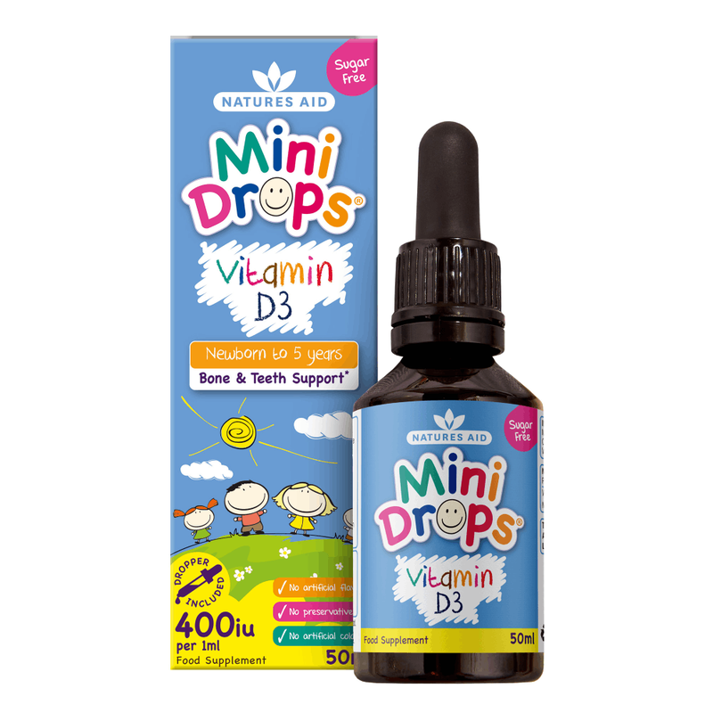 Natures aid - vitamin d3 (infant & children), drops 50ml  400iu/ml, , medium-null