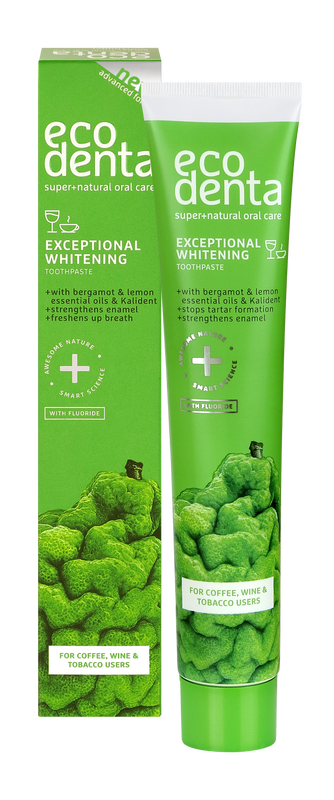 Product image: Ecodenta exceptional whitening toothpaste with bergamot and lemon essential oils 100ml, , medium-null