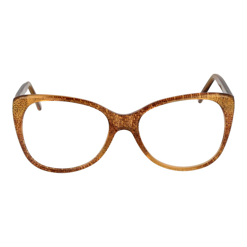 Orange acetate glasses (frames)-null