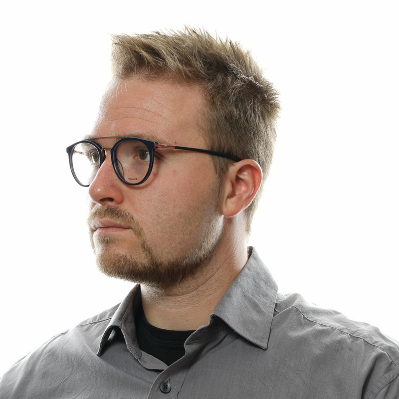Blue metal & plastic glasses (frames)-null