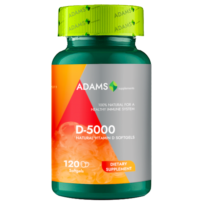 Product image: Adams supplements, vitamin d-5000, 30 softgels, , medium-null