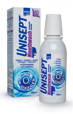 Unisept mouthwash, daily mouthwash with active oxygen 250ml