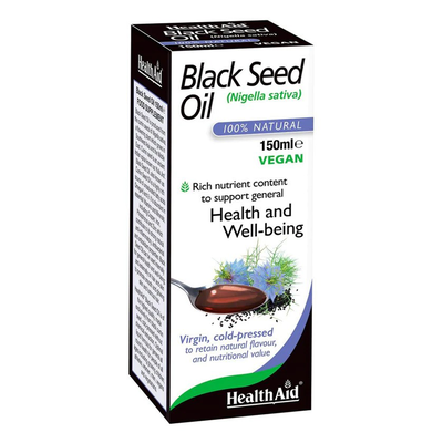 Health aid black seed oil liquid x 150ml, , medium