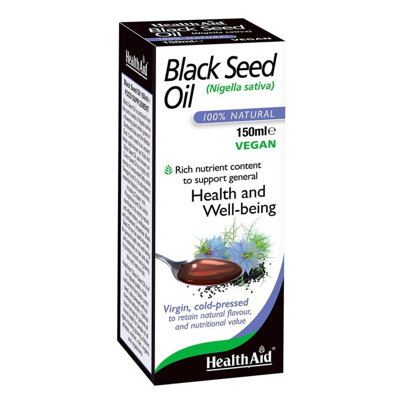 Product image: Health aid black seed oil liquid x 150ml, , medium-null