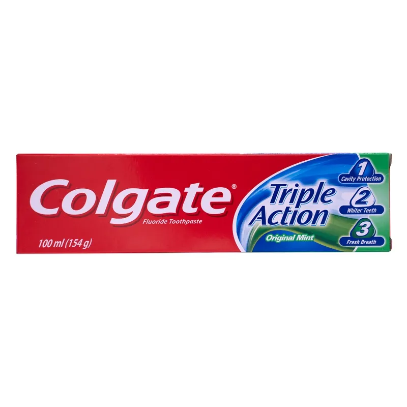 Product image: Colgate triple action toothpaste 100ml, , medium-null