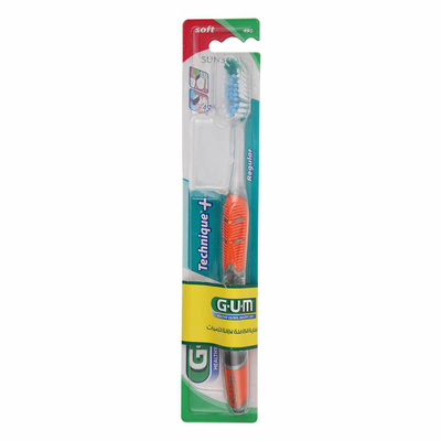 Gum t/br technique soffull 490, toothbrush