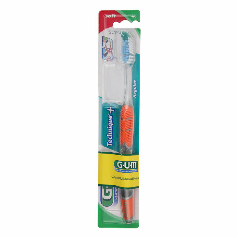 Gum t/br technique soffull 490, toothbrush, , medium image number null