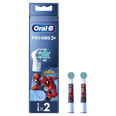 Oral b spiderman refills x2