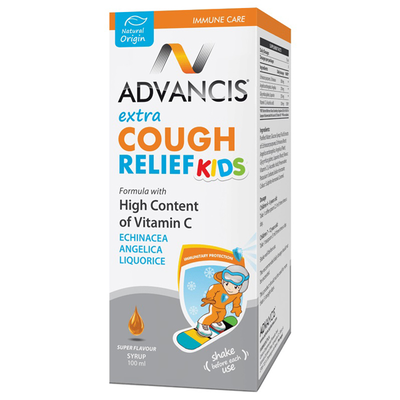 Advancis extra cough relief kids 100ml st syrup