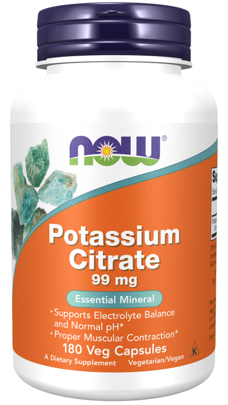 Now foods - potassium citrate 99mg x 180 capsules, , medium-null