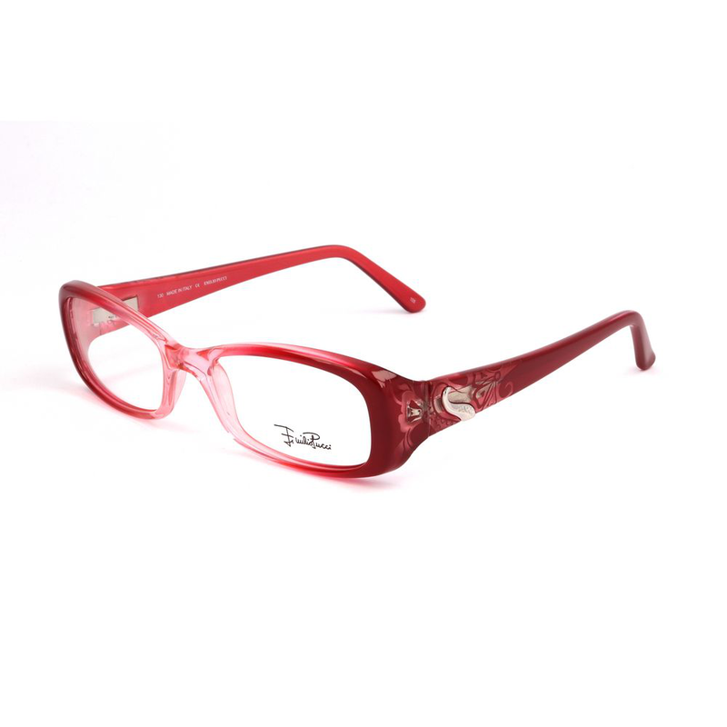Red plastic glasses (frames)-null