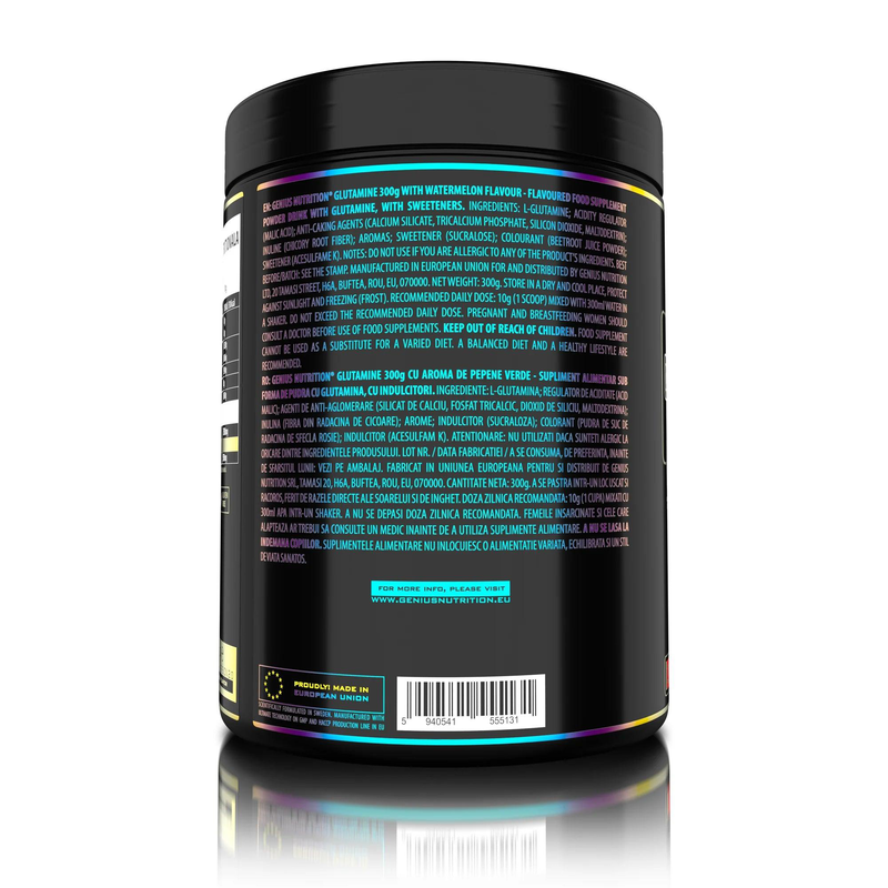 Genius nutrition, glutamine 300g/30serv-null