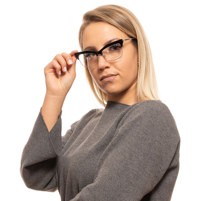 Black metal & plastic glasses (frames)-null