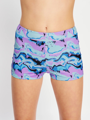 Teen swimwear performance hi waist short (shorts only) | limited edition, Multicolor, medium