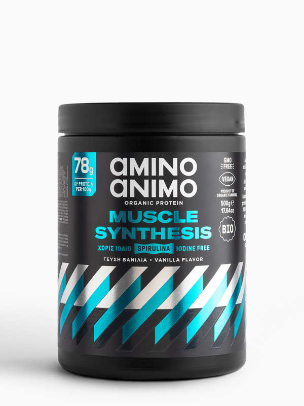 Amino animo muscle synthesis vanilla organic protein - 500g-null