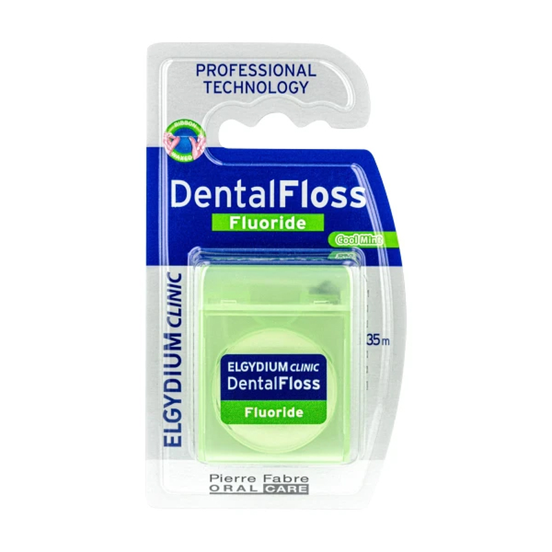 Elgydium dental floss fluoride mint flavor 35m, , medium-null