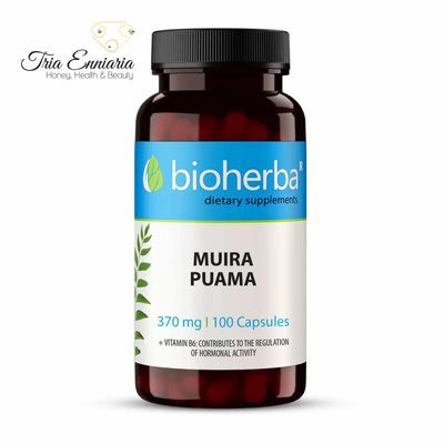 Muira puama root, 370  mg, 100 capsules, bioherba