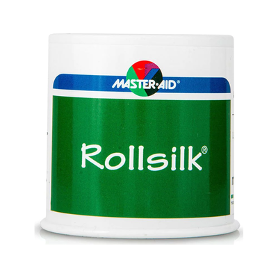 Master aid rollsilk 5m plasters 5cm, ., , medium