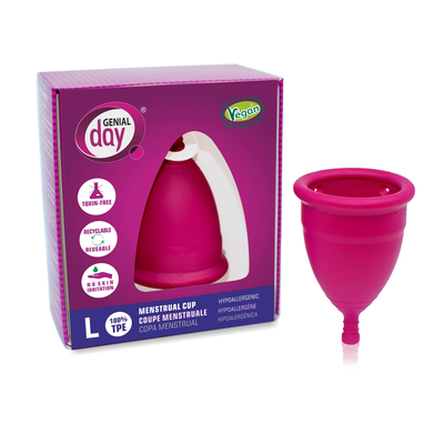 Gentle day menstrual cup size l, cup, , medium