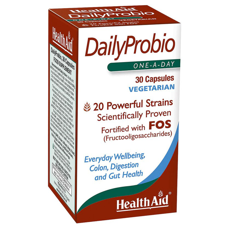 Health aid daily probio x 30 capsules - for optimum gut health, , medium-null